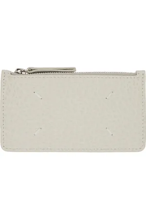 Maison Margiela Gray Four Stitches Card Holder
