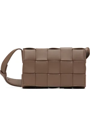 Bottega Veneta Taupe Small Cassette Bag