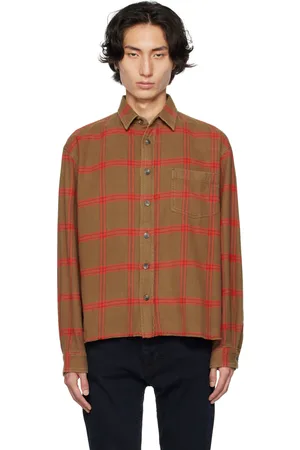 JOHN ELLIOTT Brown Hemi Shirt