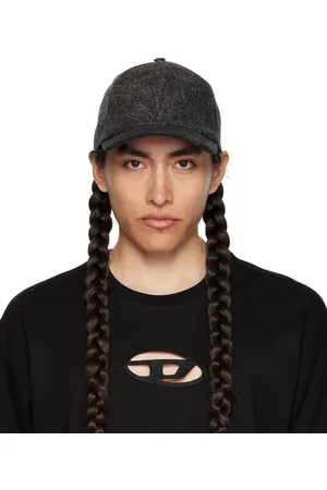 Diesel Black C-Spalm Denim Cap