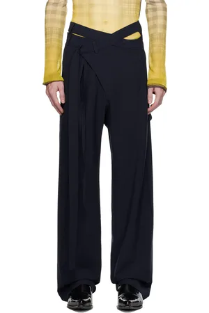 OTTOLINGER Navy Wrap Trousers
