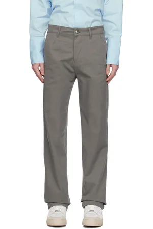 Ami Grey Creased Trousers