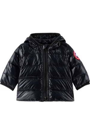 Canada Goose Baby Black Crofton Hoody Down Jacket