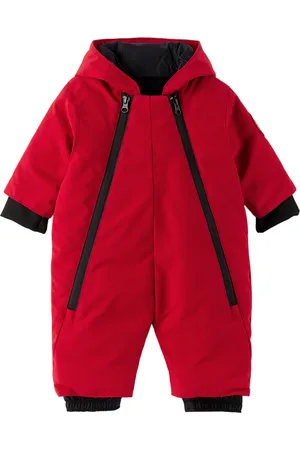 Canada Goose Baby Red Lamb Down Snowsuit