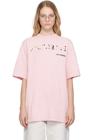 Balenciaga Pink Hand Drawn T-Shirt