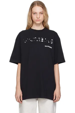 Balenciaga Black Hand Drawn T-Shirt
