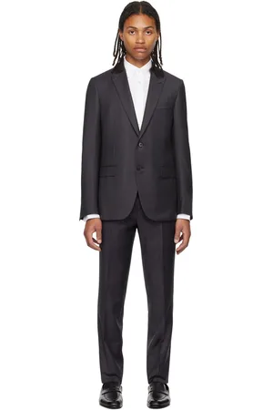 Ermenegildo Zegna Gray Single-Breasted Suit