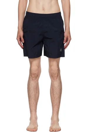 Stone Island Navy Double-Dyed Swim Shorts