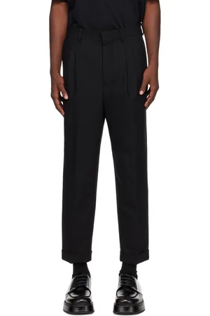 Ami Black Carrot Fit Trousers