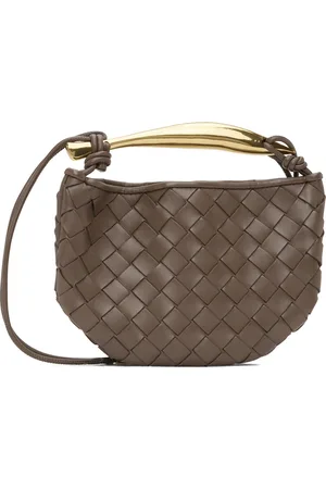 Bottega Veneta Taupe Mini Sardine Bag