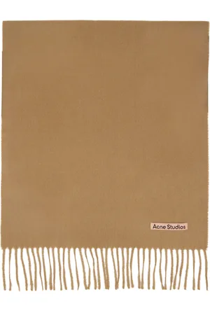 Acne Studios Brown Fringe Scarf