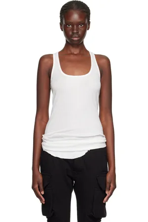 Rick Owens White Drk Tank Top