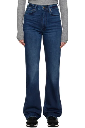 RAG&BONE Navy Wide-Leg Jeans
