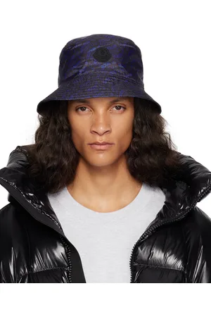Moncler Moncler x adidas Originals Reversible Blue & Black Logo Bucket Hat