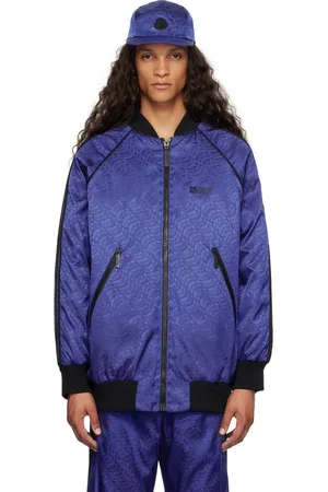 Moncler Moncler x adidas Originals Blue Seelos Down Bomber Jacket
