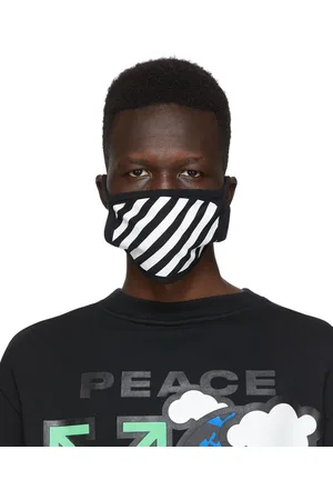OFF-WHITE Black & White Diag Mask