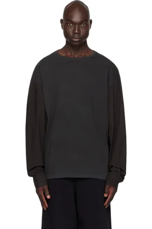 Maison Margiela Gray Paneled Long Sleeve T-Shirt