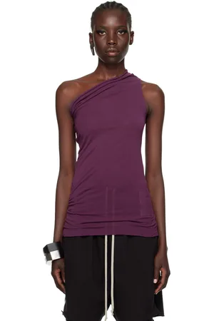 Rick Owens SSENSE Exclusive Purple KEMBRA PFAHLER Edition Athena Tank Top