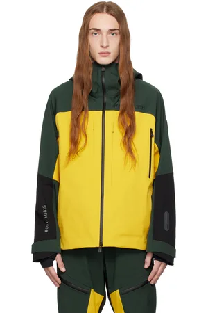Moncler Yellow & Green Brizon Jacket