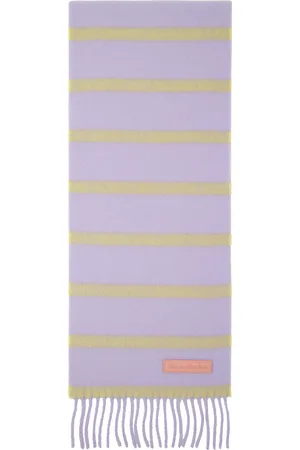 Acne Studios Purple Narrow Scarf
