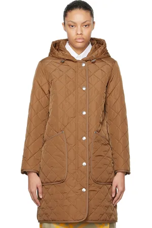 Burberry Tan Quilted Coat