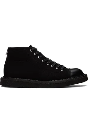 Fred perry deals black canvas shoes