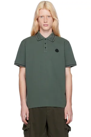 Moncler Green Patch Polo