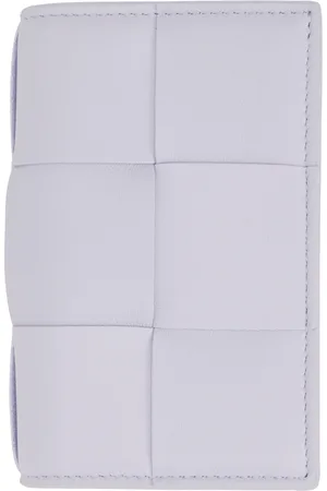 Bottega Veneta Purple Cassette Business Card Holder