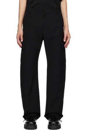 Givenchy Black Arched Cargo Pants
