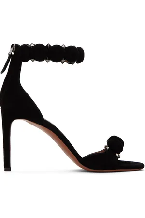Alaïa Black Bombe Heeled Sandals