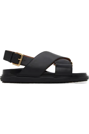Marni Black Fussbett Sandals