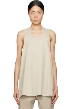 FEAR OF GOD Taupe Scoop Neck Tank Top