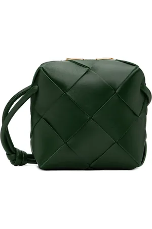 Bottega Veneta Green Mini Cassette Camera Bag