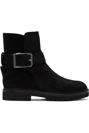 Manolo Blahnik Black Hather Boots