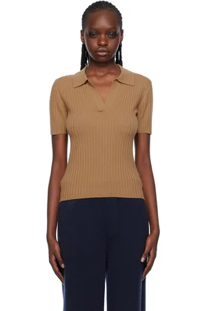 Tan polo hotsell shirt womens