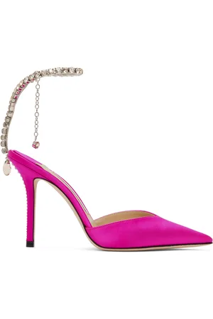 Jimmy Choo Pink Saeda 100 Heels