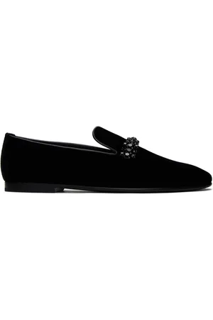 Jimmy Choo Black Bing Loafers