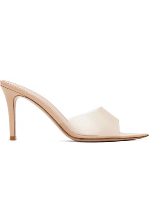 Gianvito Rossi Beige Elle 85 Heeled Sandals