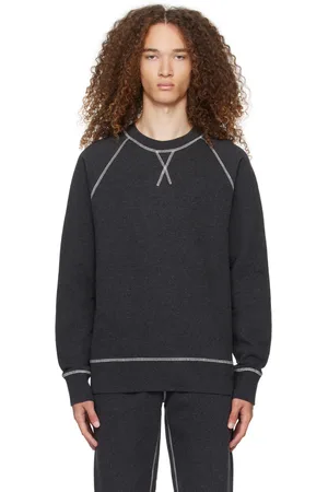 Sunspel Gray Raglan Sweatshirt
