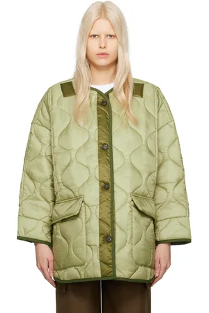 The Frankie Shop Green Teddy Jacket