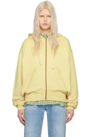 Acne Studios Yellow Zip Hoodie