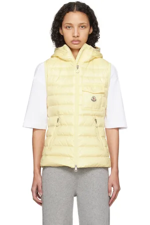 Moncler Yellow Glygos Down Vest