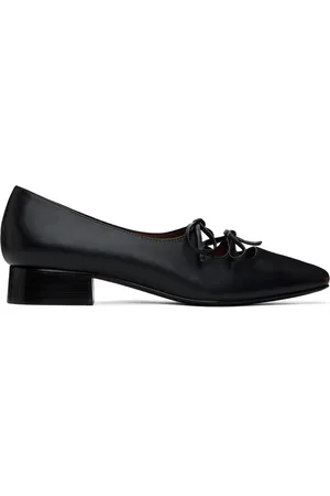 Nicole Saldanã Black Isabel Ballerina Flats