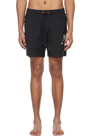 AMIRI Staggered Chrome Swim Shorts