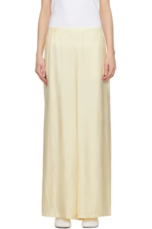Maison Margiela Yellow Jacquard Lounge Pants