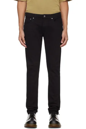 Nudie Jeans Black Skinny Lin Jeans