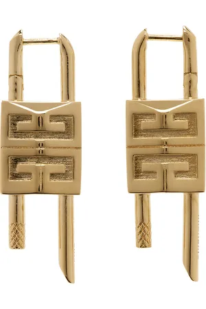 Givenchy Gold Small Lock Earrings