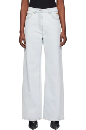 Msgm Blue Faded Jeans