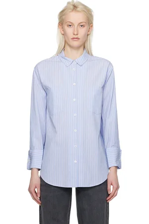 ANINE BING Blue Catherine Shirt