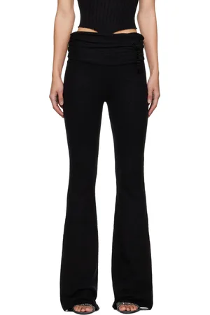 Ruched Side Tie Stretch Pant – Guizio